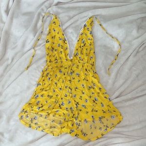 Bohemian Floral Romper